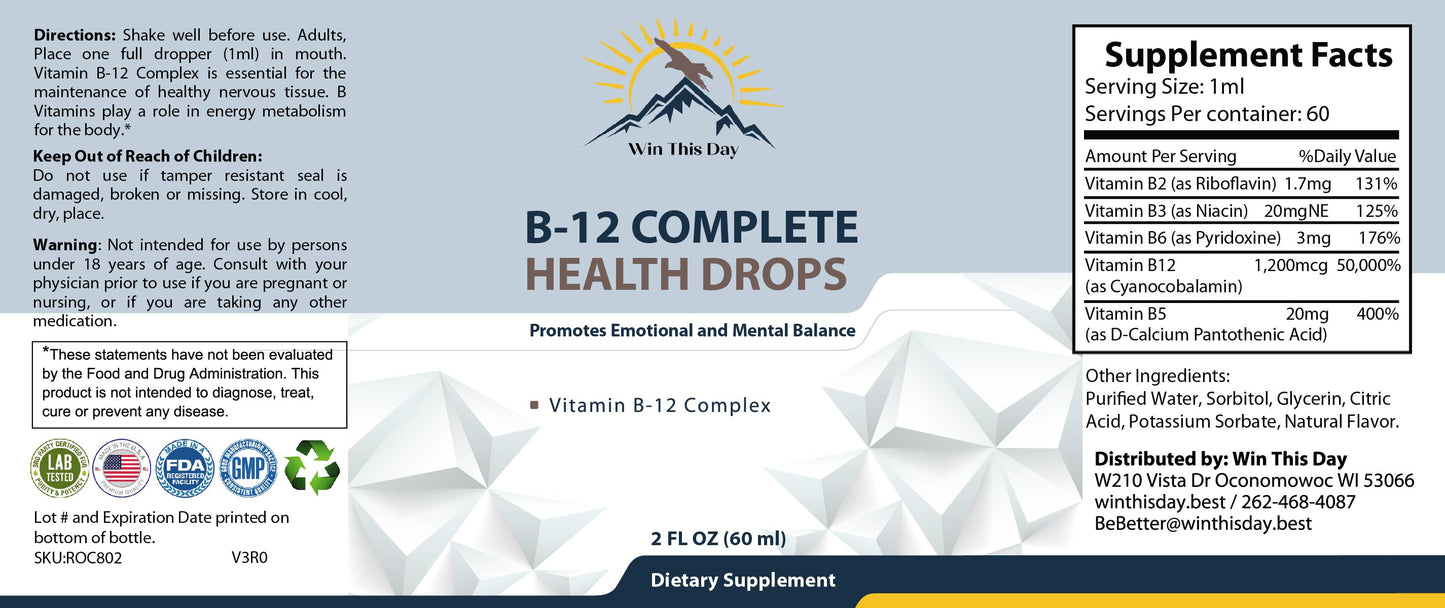 B-12 Complete Health Drops
