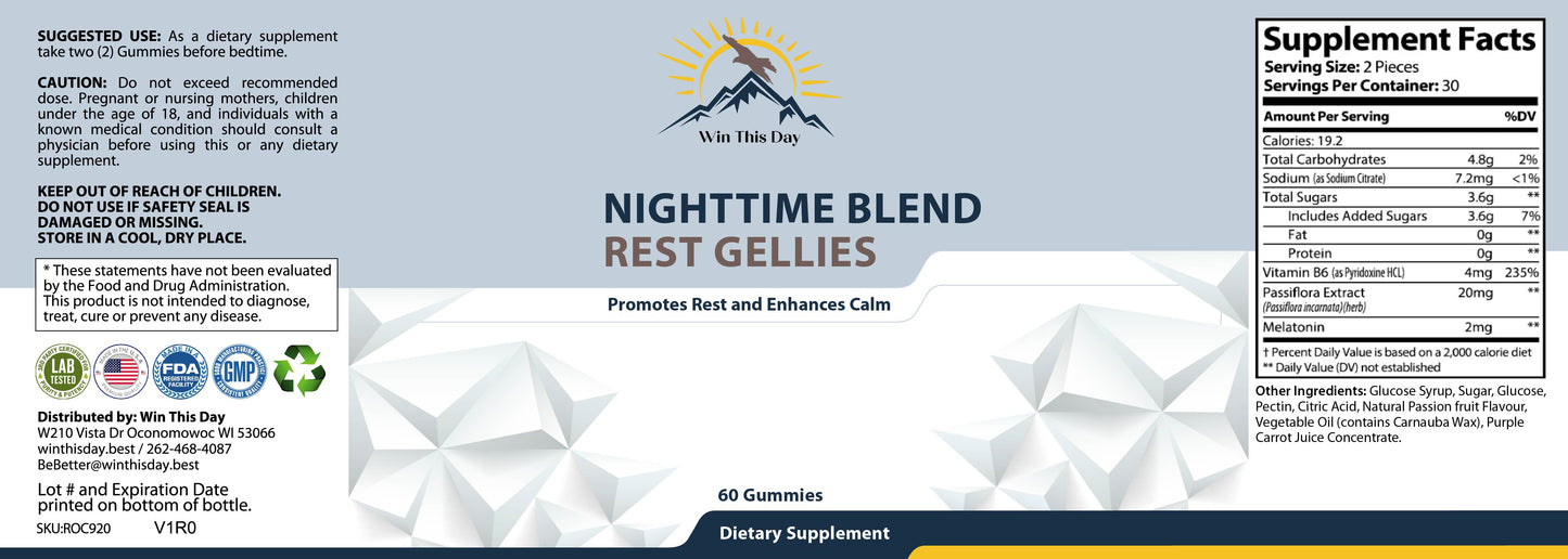 Nighttime Blend – Rest Gellies