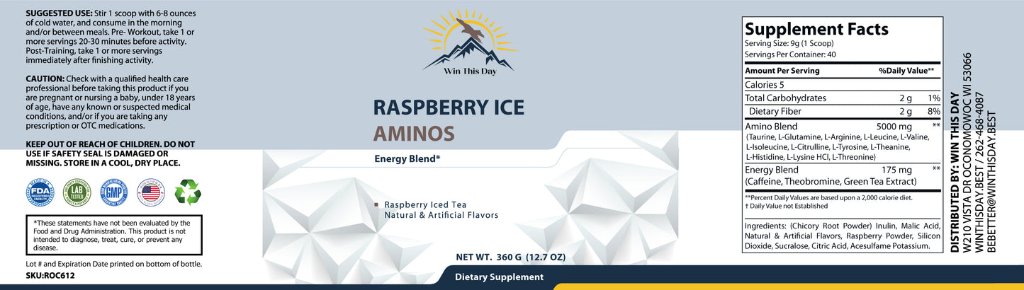 Raspberry Ice Aminos